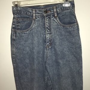 Bill Blass Acid Wash Mom Jeans